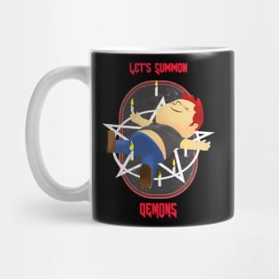 Let's Summon Demons - Vintage Dark Humour Mug